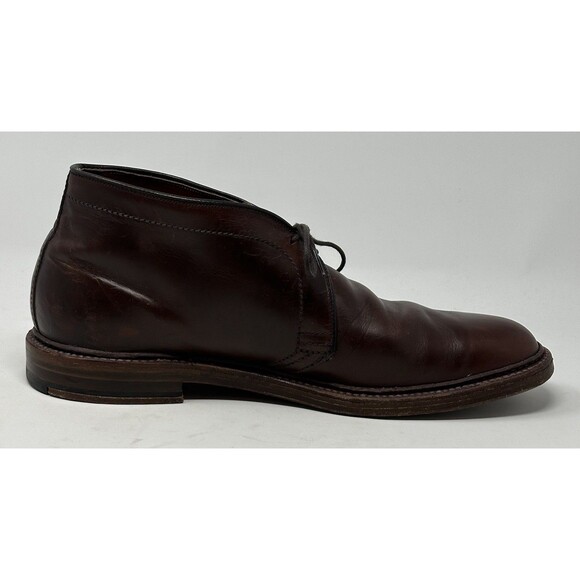 Alden Chukka Boots Men’s 11 B/D Brown Chromexcel Lace Up Leather Sole Shoes